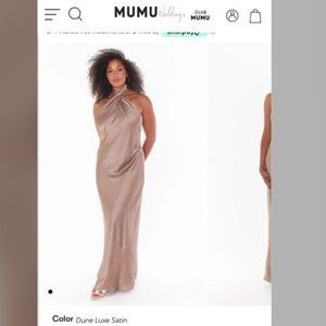 Show Me Your Mumu Dress Jasmine halter Maxi Dress